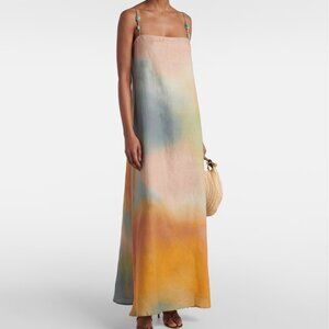 STAUD Laura Maxi Dress, Pastel Clouds, XS